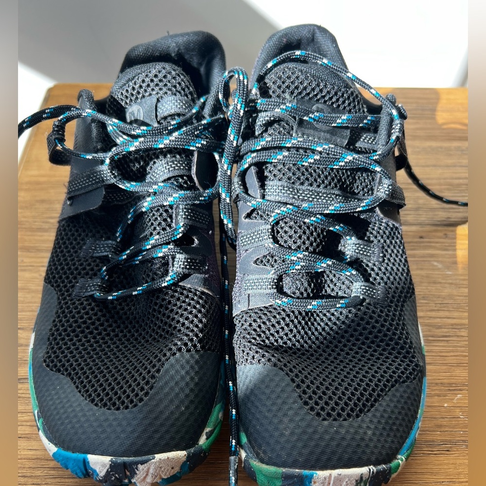 Merrell Women's Black and Blue Athletic Shoes